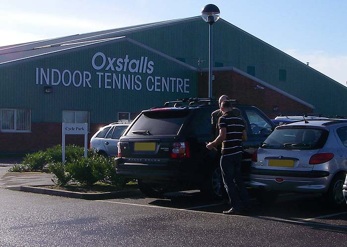 Chris Yates arrives at the huge sports centre, just outside Gloucester, where the AGM is held these days.