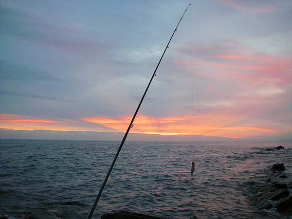 I was popping at dawn.  Although I never had a bite it was the tactic that produced a seven pounder last weekend.