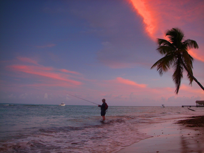 Places like this are usually the haunt of bonefish but on this trip barracuda were the main catch.