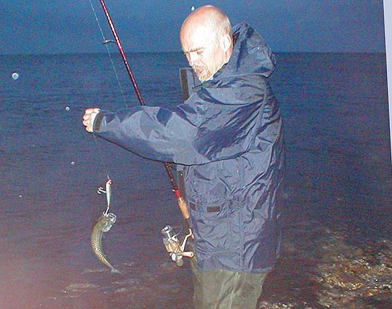 The light was still fairly poor when Brian caught his fish.