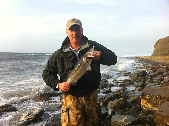 Just one of the many decent bass landed by John and Rob.