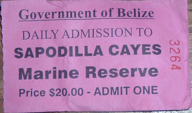 On our second trip we managed to get the 'permits' the price is $20 Belize (about£6).