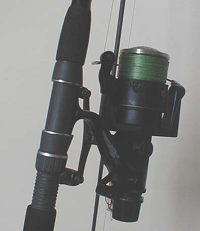 This spool is loaded with 30lb Whiplash.  Another advantage of sticking to the same type of reel is the fact that the spools are interchangeable.