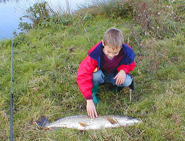 A cracking fish that pulled him all over the place.
